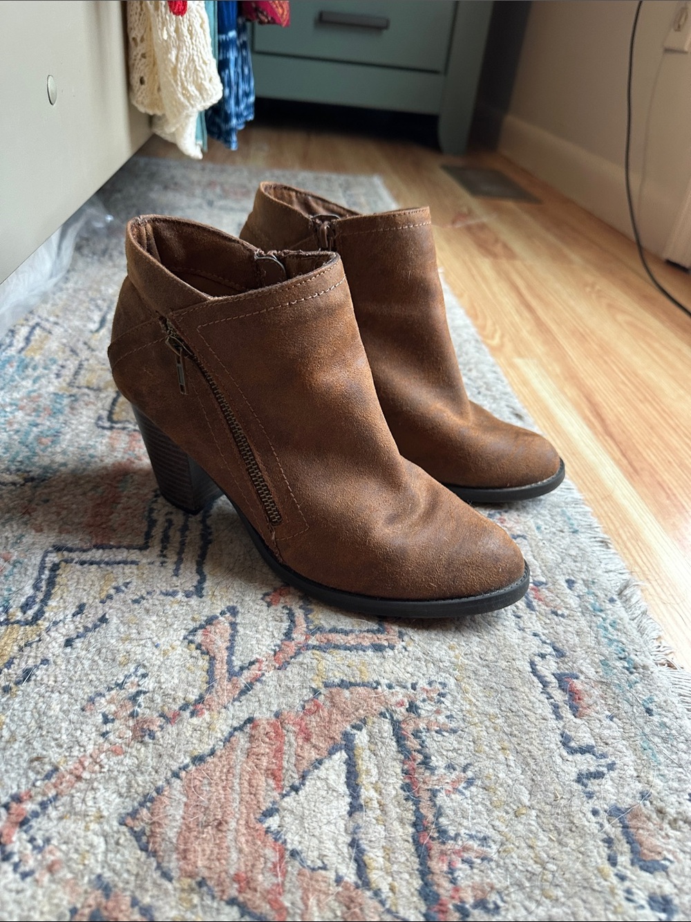 Faux Suede Rampage Booties